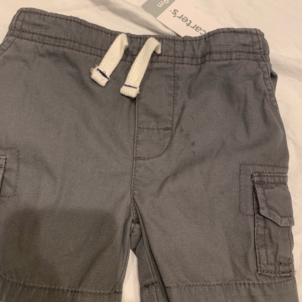 Slate blue cargo shorts NWT